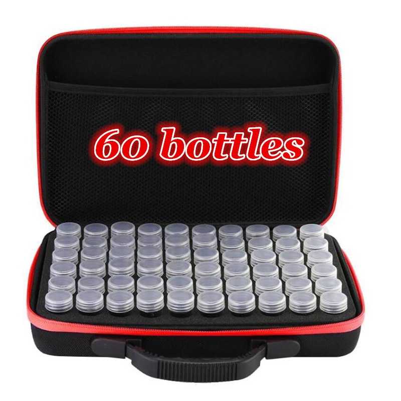 Diamant schilderij accessoires kralen 30/60 opbergflessen diamant borduurwerk multifunctionele kit opbergdoos koffer draagtas rits