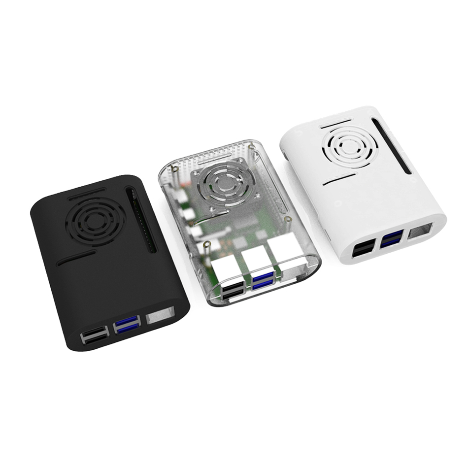 Aokin Raspberry Pi 4 Model B Case met Cooling Fan Heatsink Aluminium Koellichaam Voor Raspberry pi 4 4B Cover