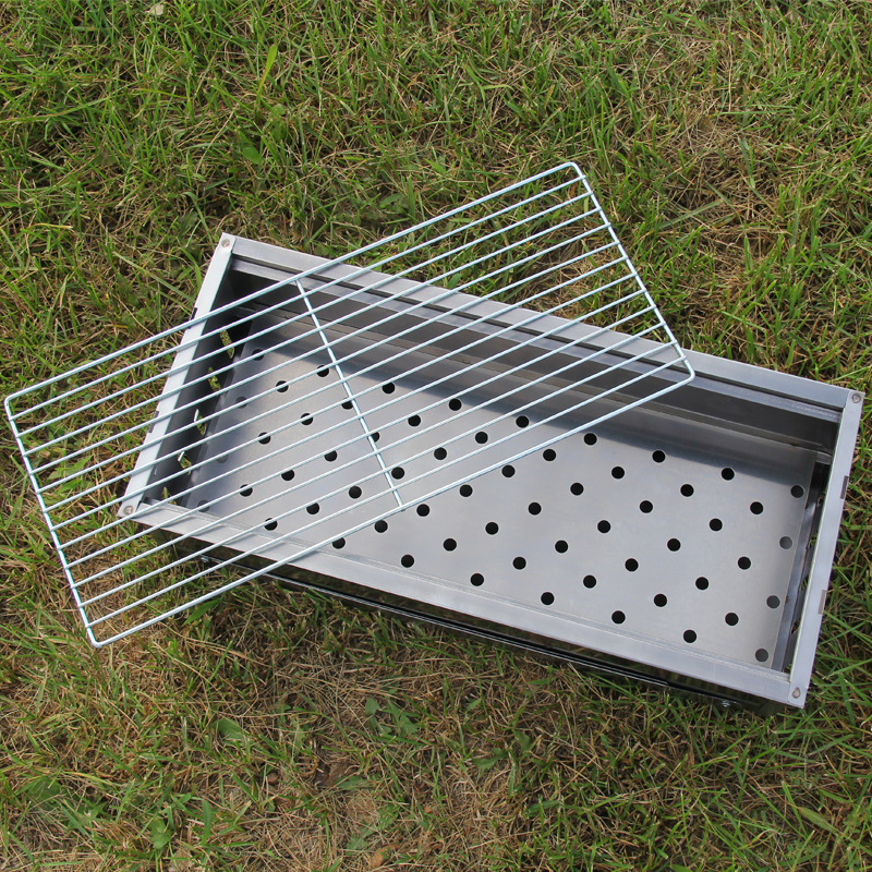 BBQ grill outdoor large folding camping charcoal portable oven household carbon oven