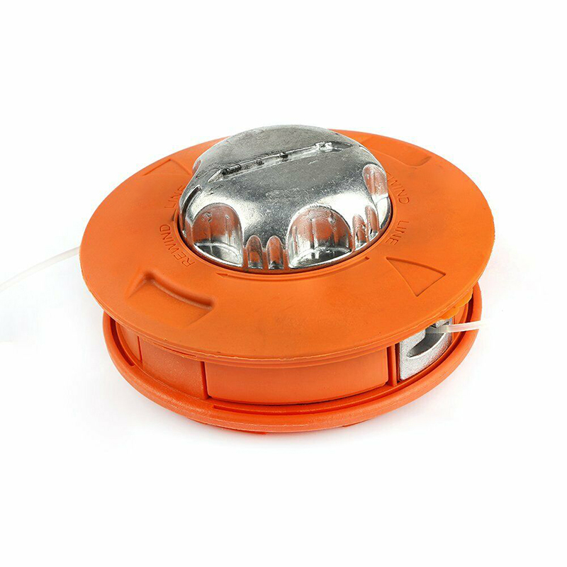 Double Spool Trimmer Line Strimmer Trimmer Head Outdoor Alloy Universal Twister Bump Feed Line Trimmer Head Whipper