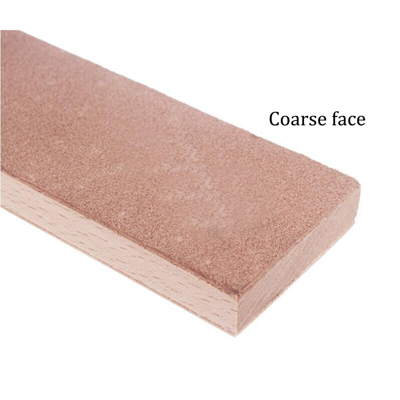 per Affilare I Coltelli impostato Manico in Legno in Pelle Affilatura coramella Fatti A Mano Rasoi Lucidatura E Lucidatura in Pelle di Cera in pasta