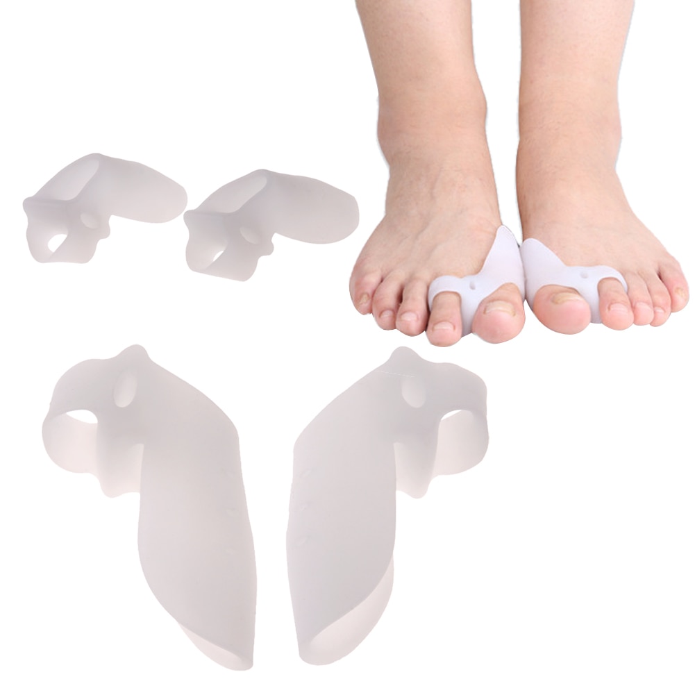 2 stuks grote teenspreider corrector rechtzetter hallux valgus spalk teen rechtzetter voetpijn verlichting orthopedische benodigdheden