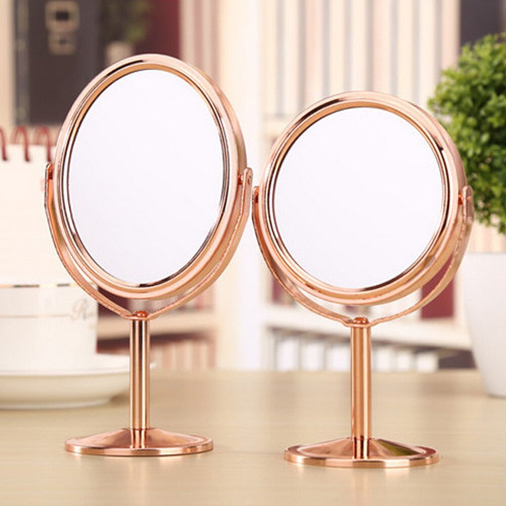 Espejo cosmético de doble cara para mujer, accesorio de , con soporte de aumento, ideal para , 1 unidad
