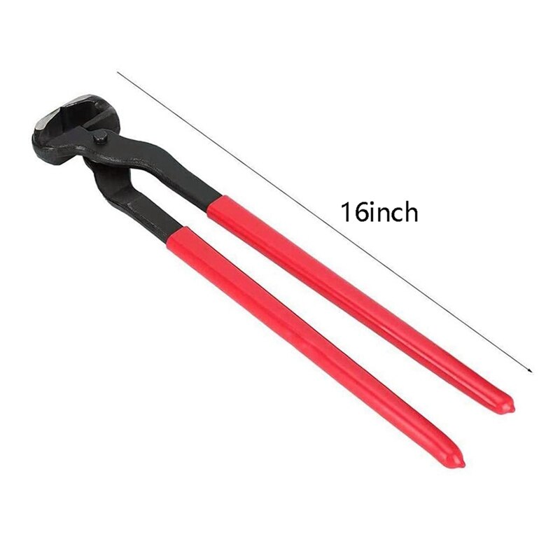 Pince à sabot de cheval de 16 pouces Farrier, coupe-ongle de cheval, pince à ongles de cheval, fournitures cavalier, outil de Farrier de cheval