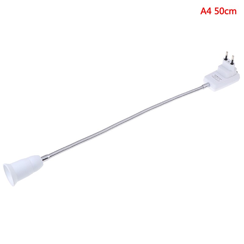 E27 Table Light Bulb Lamp Holder Socket + Switch Adapter Converter EU Plug: A4