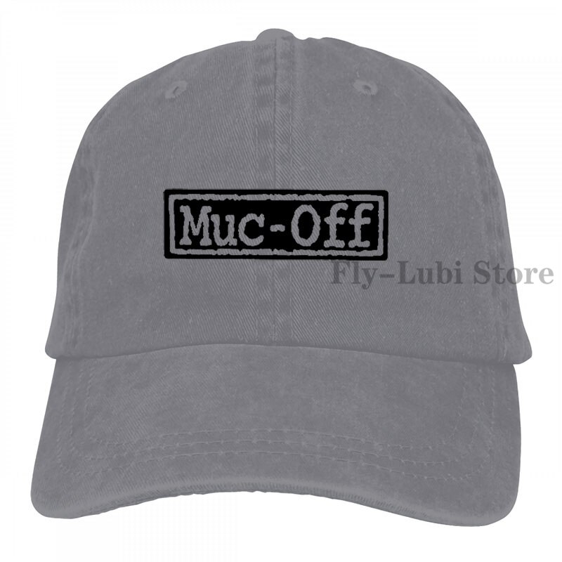 Muc-Off Cycling Baseball cap men women Trucker Hats adjustable cap: 2-Gray