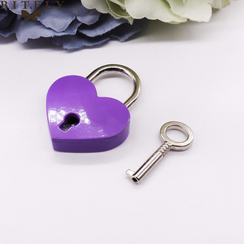 Mini serrure en forme de cœur avec clé, accessoires de jeu de mariage, joli pour les invités, magnifique verrou à souhaits, fournitures de bricolage