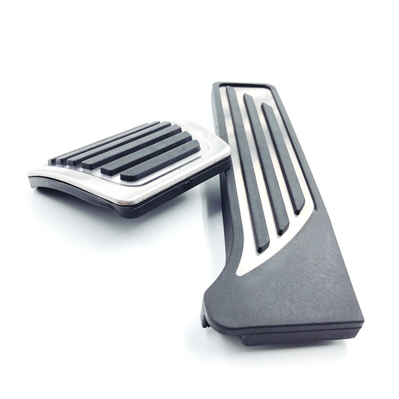 Stainless Steel Car Accelerator Brake Foot Rest Pedal Pads for Alfa Romeo Stelvio No Drilling Pedals Car Accessories