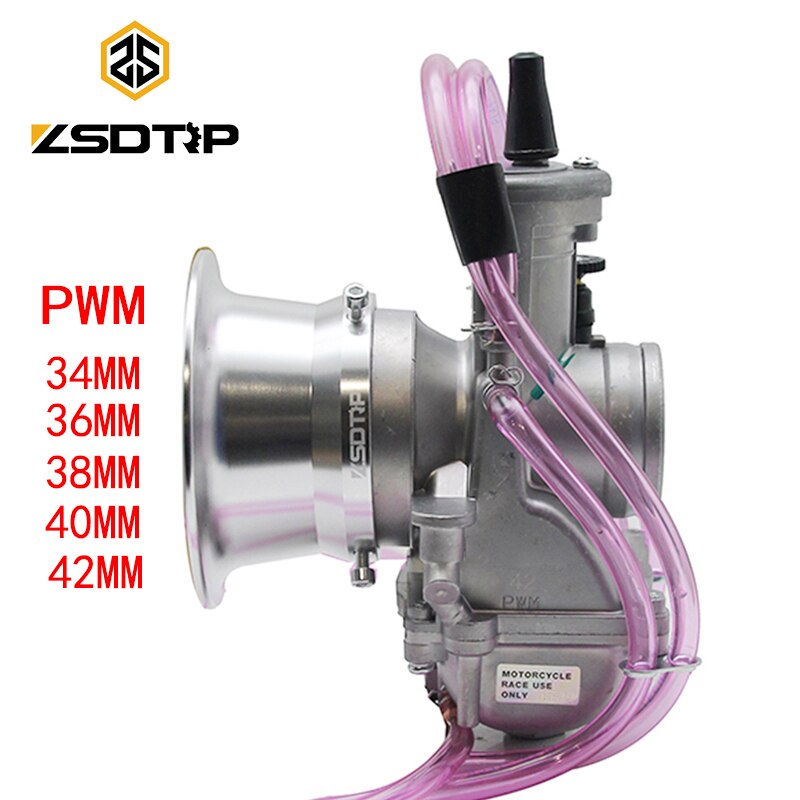 ZSDTRP-carburateur Keihin universel, disponible en 34, 36, 38, 40 et 42mm, pour moto, Scooter, quad, KTM 250cc, Shift Karts 2/4T