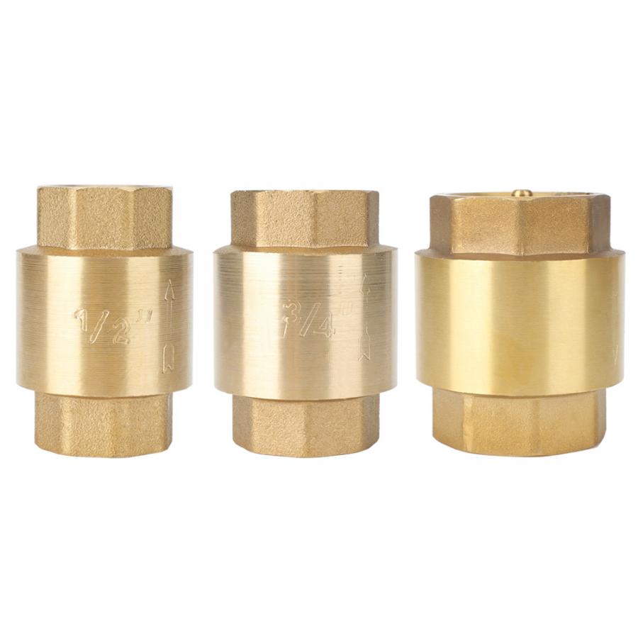 1 PCS Threaded Check Valve High Accuracy Brass Check Valve One Way Non-Return For Water Gas Oil clapet anti retour