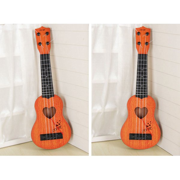 Instrumento Musical Mini ukelele guitarra infantil juguetes creativos juego escolar Color aleatorio