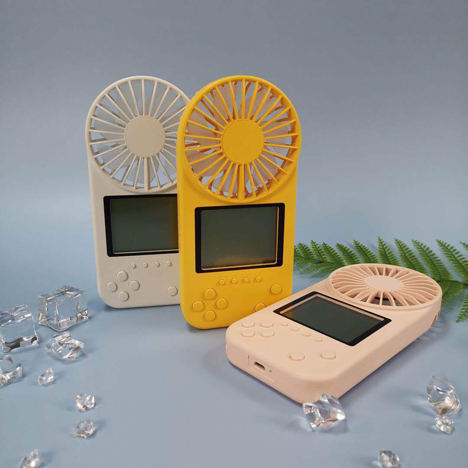 Pocket USB Game Fan ,Small Fan DC Mini Air Cooler Ventilador Nostalgic Game Consoles ,Decompression Toy,Summer Artifact