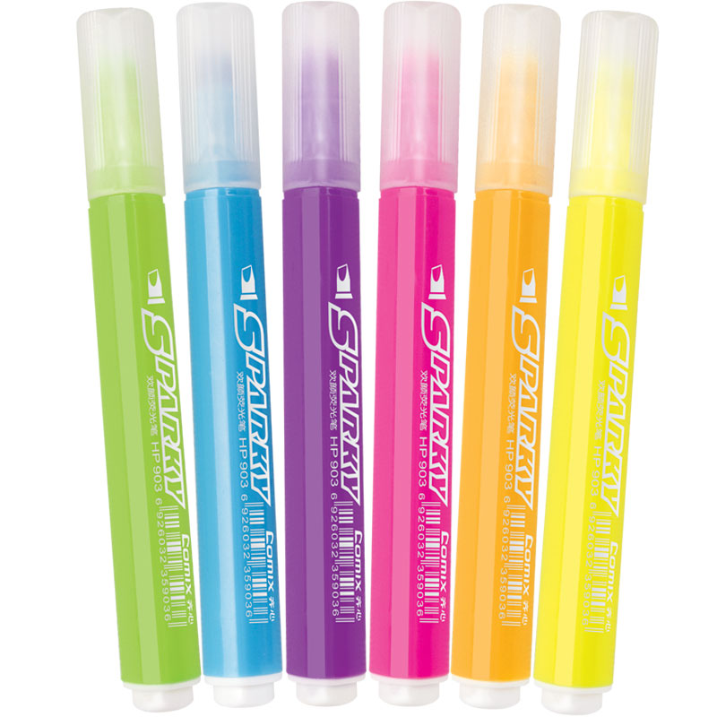 6 piece/lot,highlighter marker,Brands Fluorescent marker pen,Drawing pen,Office school stationery eco-friendly pens
