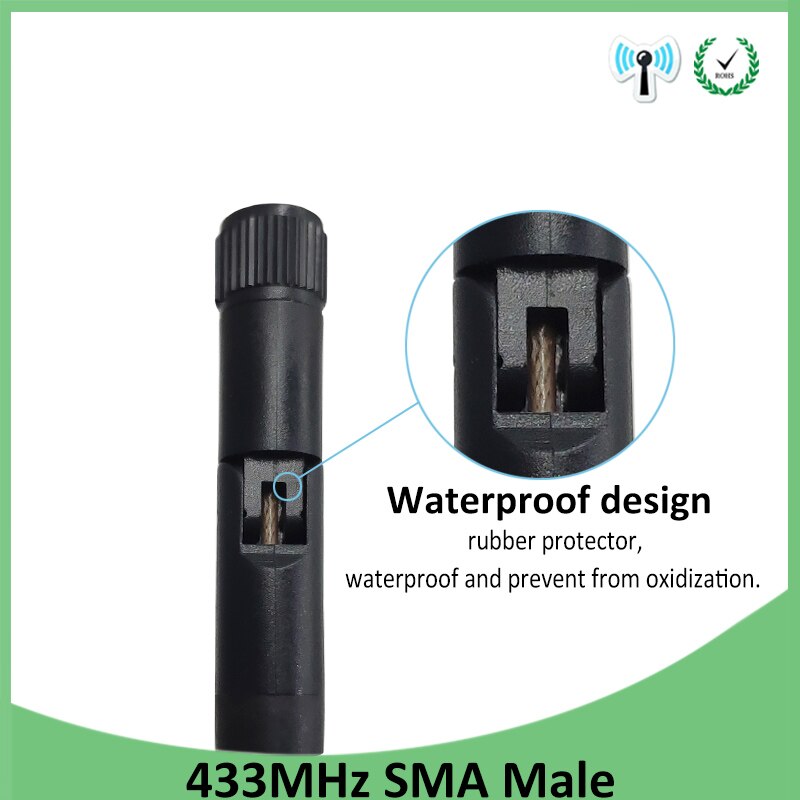 433Mhz Antenna 3dbi lora GSM 433 IOT SMA Male Connector Aerial antena 433m RP-SMA SMA female to Ufl./IPX Extension Pigtail Cable