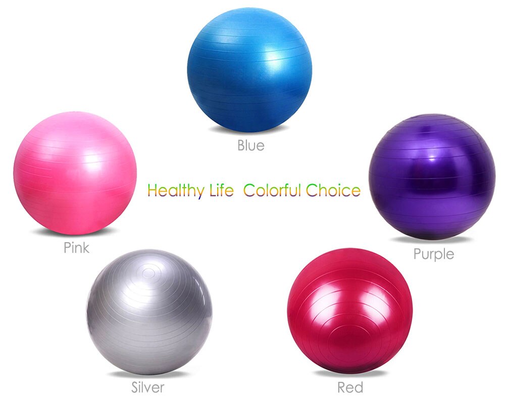 65Cm Gezondheid Fitness Yoga Bal 5 Kleur Utility Anti-Slip Pilates Balance Yoga Ballen Sport Fitball Proof Voor fitness Training