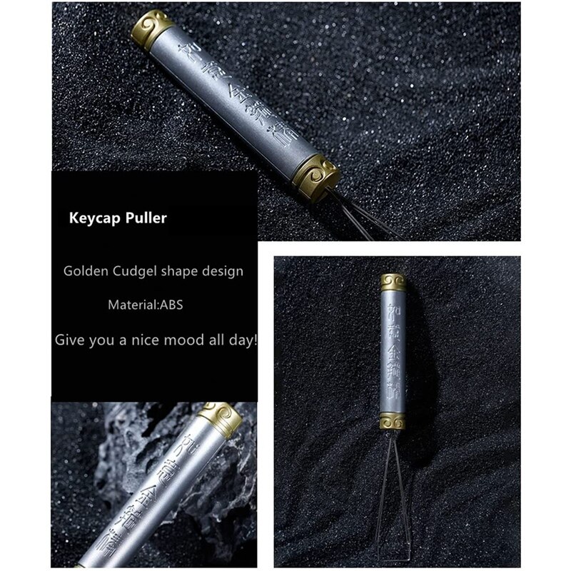 Keycap Puller Keyboard Removal Tool Golden Cudgel Shape Key Cap Remover Tool Expert For Computer Mechanical Keyboard