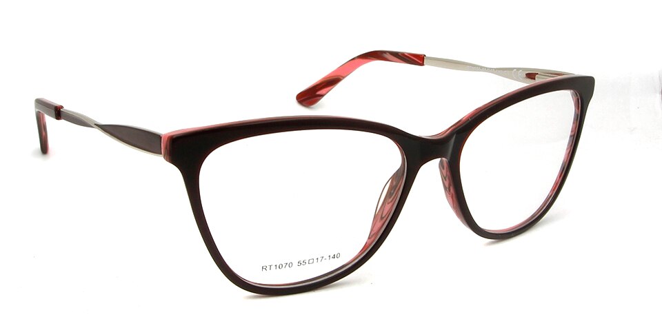 High Grade Acetate Optical Glasses Frame For Women Eyeglasses Frame Trends Fashionable Spectacle Frames Oprawki Okularowe Damski: red frame glasses