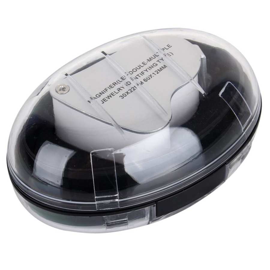 Pocket Jewellers Eye Loupe Magnifier Jewelry Magnifying Glass 30X 60X Jewelers