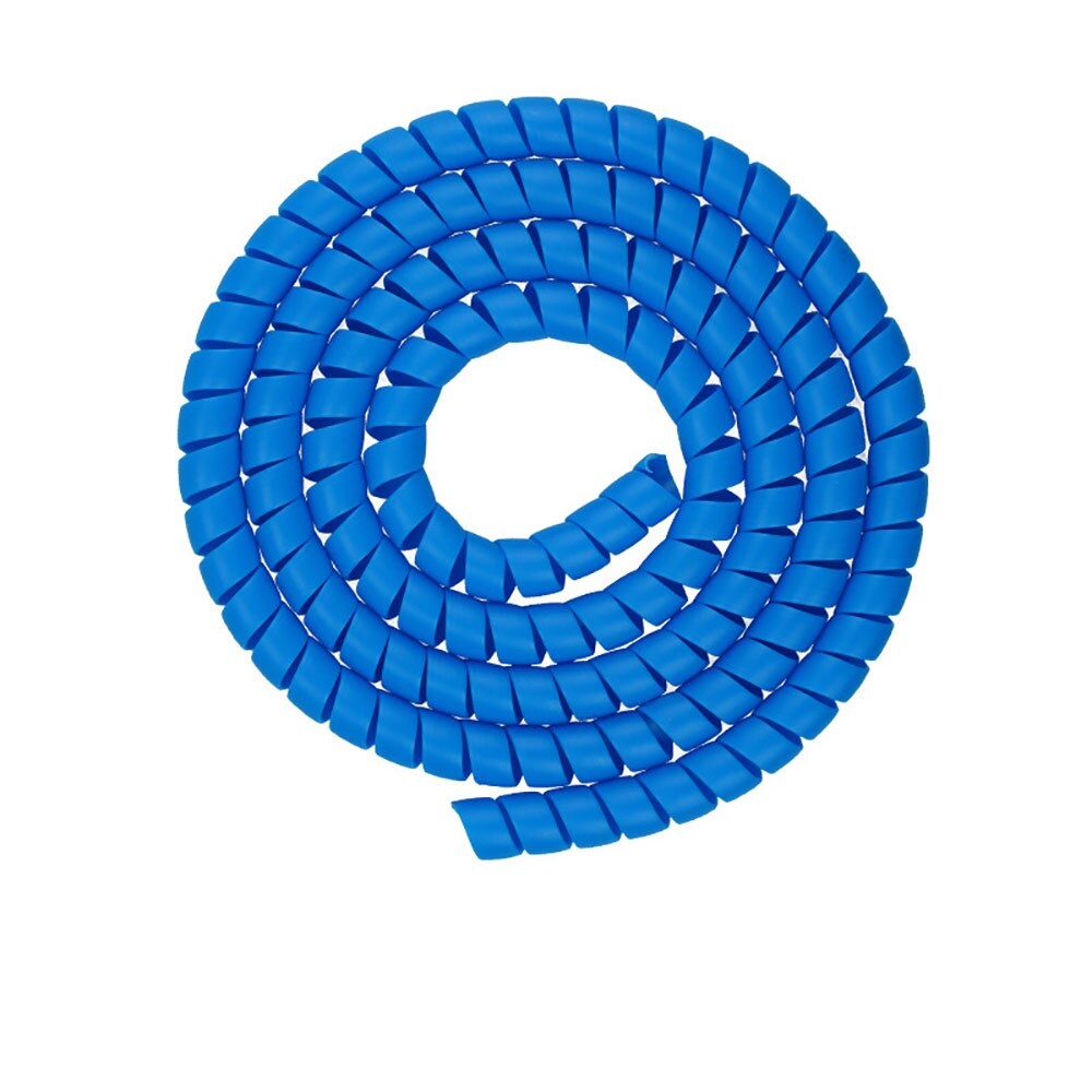 Cable Winder Protector Line Organizer for Xiaomi M365 Cable Spiral Protector Wire Protection E-Bike Winding Cable Pipe Wrap: Blue