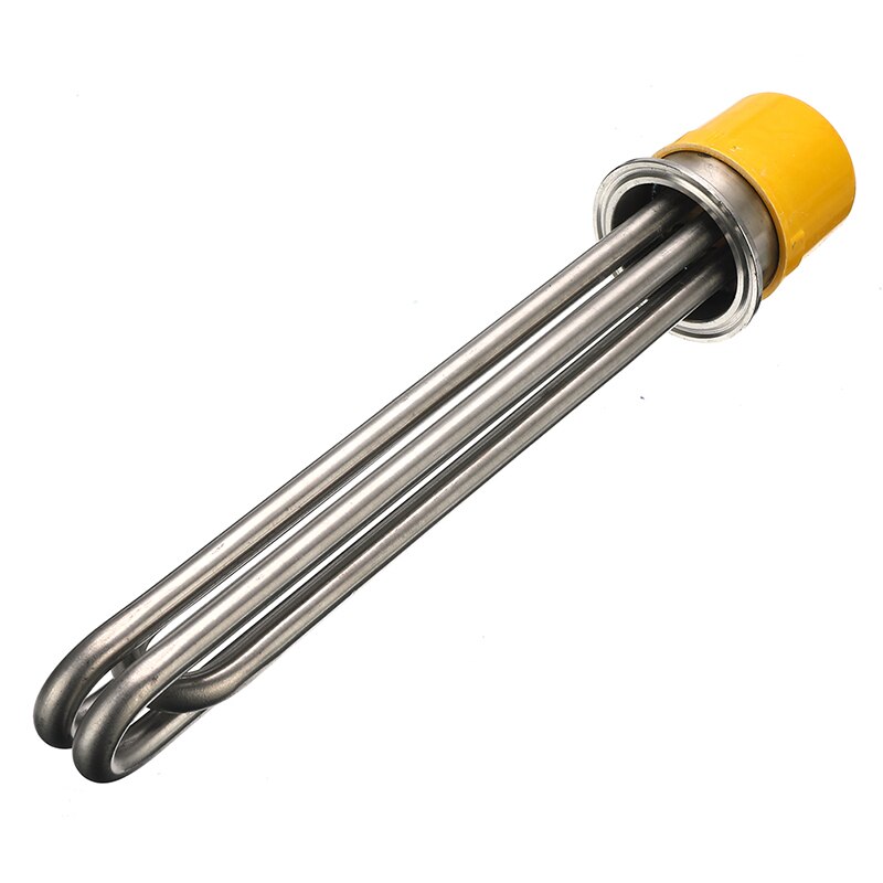 XNEMON 1PC 220V Tri-clamp 2 OD64 Heizung SS304 Elektrische Wasser Heizung Heizung Element 260mm/ 280mm/300mm 3,0 kW/4.5kW/6kW