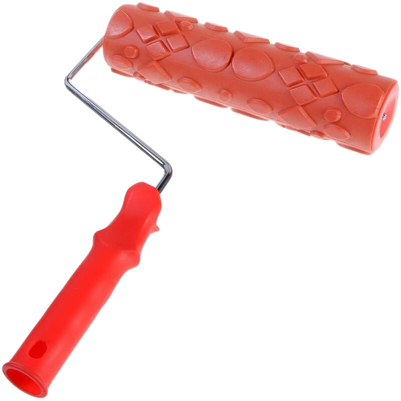 per esempio109T in Rilievo Rullo di Vernice 10 Pollici di Gomma Modello di Legno Graining Strumento Zigrinatura per la Decorazione Della Parete: Default Title