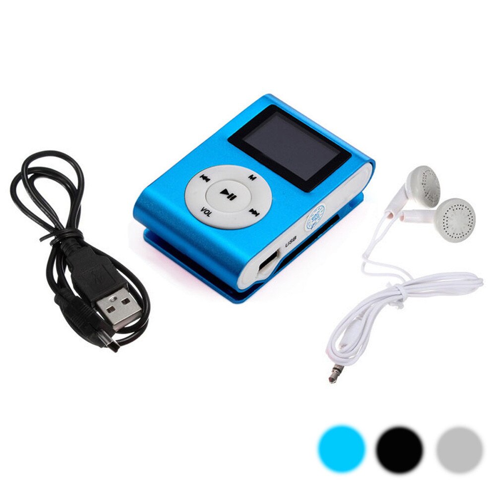 Usb Hifi Muziekspeler MP3 Walkman Reproductor Mini Usb Clip Mp3 Speler Reproductor Mp3 Lcd-scherm Ondersteuning 32Gb Micro sd Tf Card