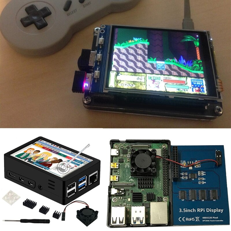 Raspberry Pi 4 Touchscreen, 4 Inch 60 + Fps 800X480 Resolutie Raspberry Pi T5UA