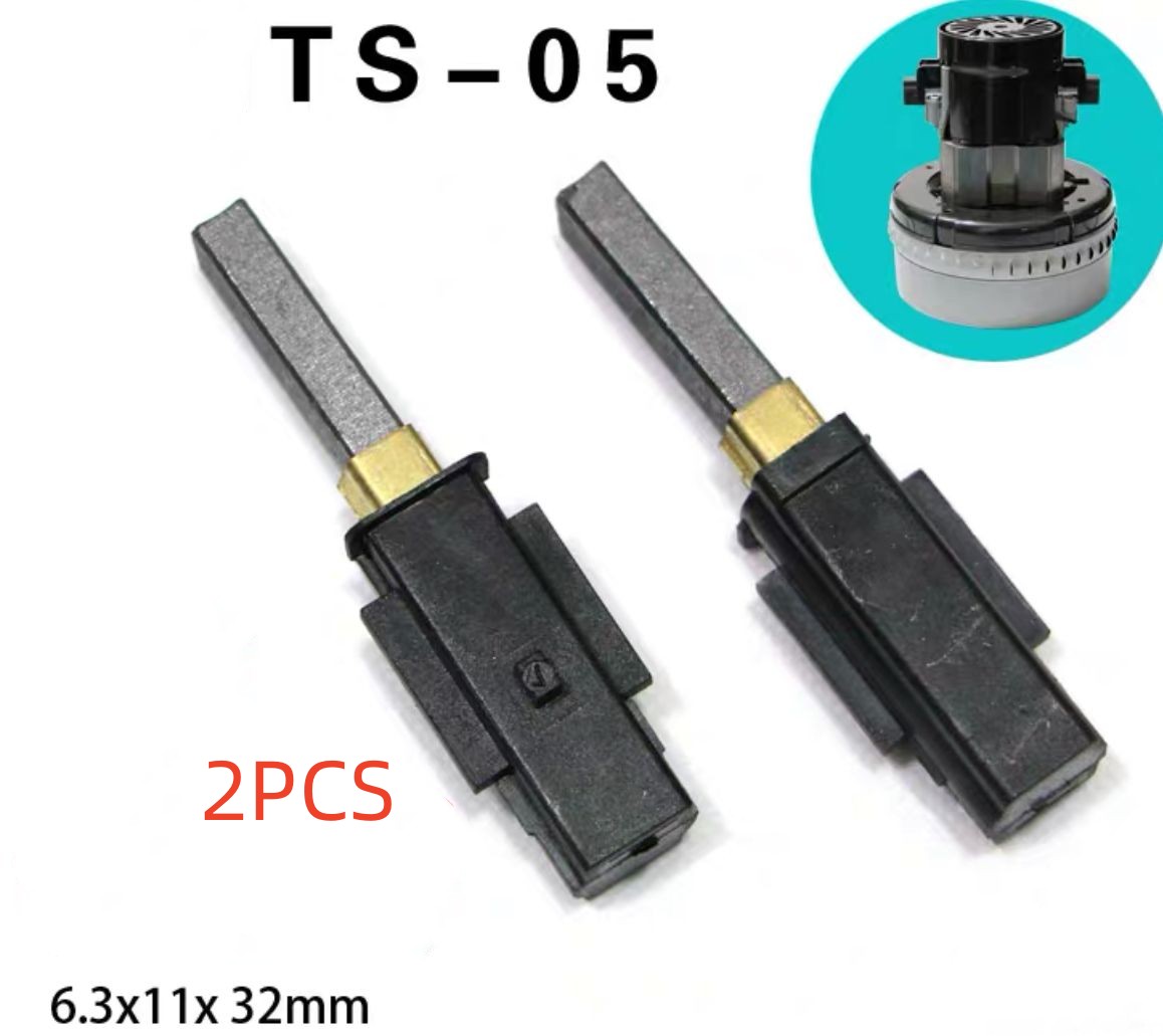 motor replacement carbon motor brushes for universal dc domel industrial vacuum cleaner feeding machine carbon motor brush parts: WHITE