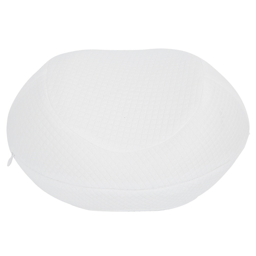 Hushålls högdensitet memory foam knä kudde komfort sova ben kudde avlastning kudde memory foam långsam rebound ben kudde: Vit
