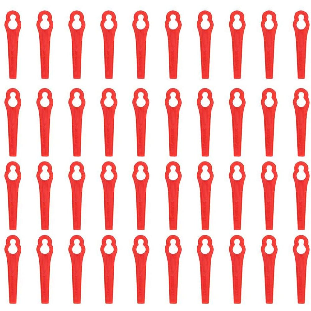100Pieces Polycut Trimmer Head Blades Replacement Poly Cut Blades Nylon Trimmer Blade Compatible with Stihl 20-3 Replaces: Default Title