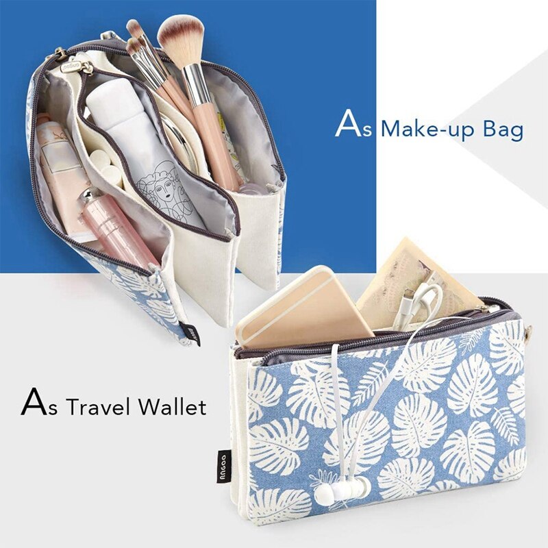 ANGOO Big Capacity Pencil Case Office School 3 Layers Pencil Bag Zipper Stationery Pouch Multifunctional Organizer