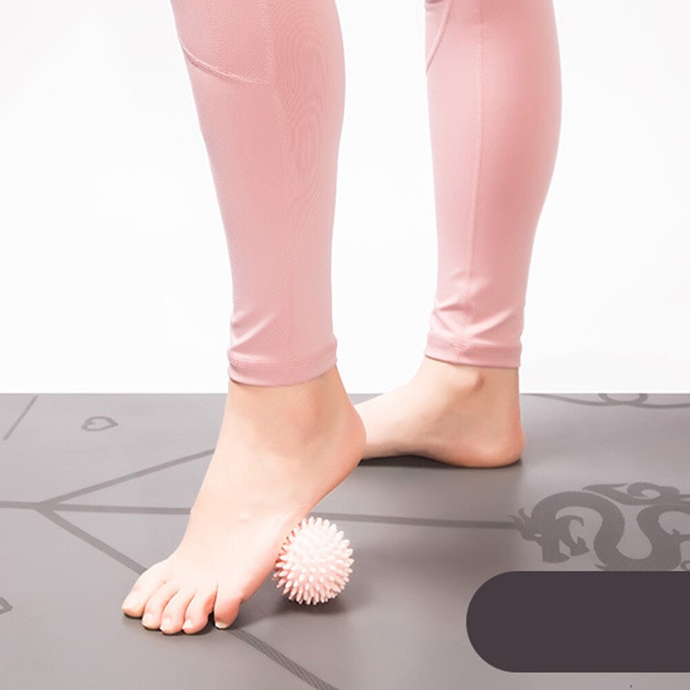 Massage Ball Faszie Ball Fitness Fuß Massage Ball Eishockey Akupunkturpunkt Tiefe Muskel Entspannung Fuß Igel Ball Fitness Zubehör