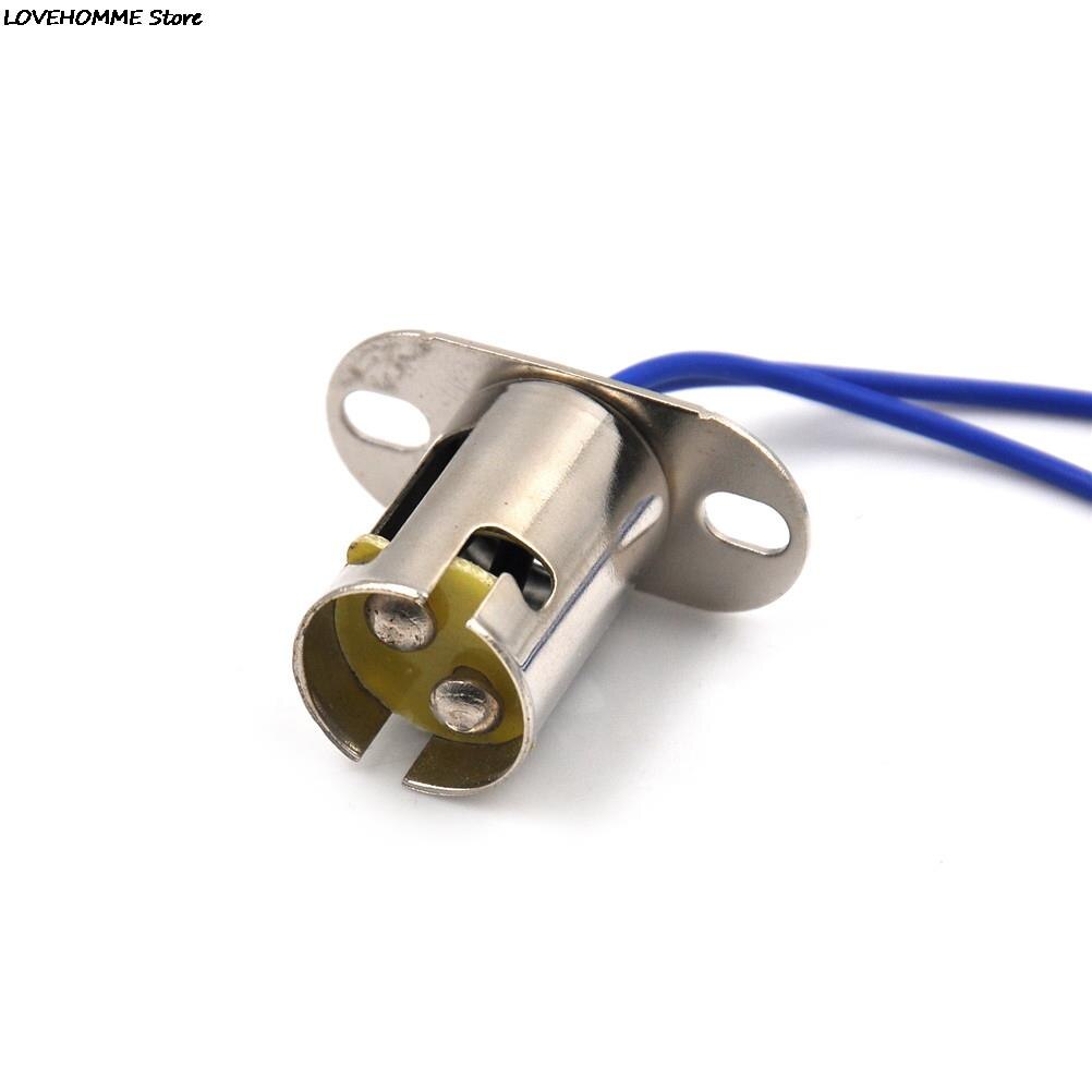 ZLinKJ – douille B15 en métal de , douille B15D, pied plat, base de douille ba15d