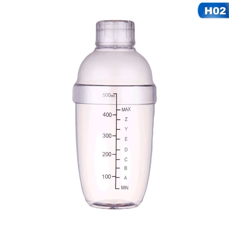 Plastic Cocktail Shaker Wine Beverage Mixer Wine Shaker Drink Mixer Barware bar tools 350ml/500ml/700ml/1000ml: H02
