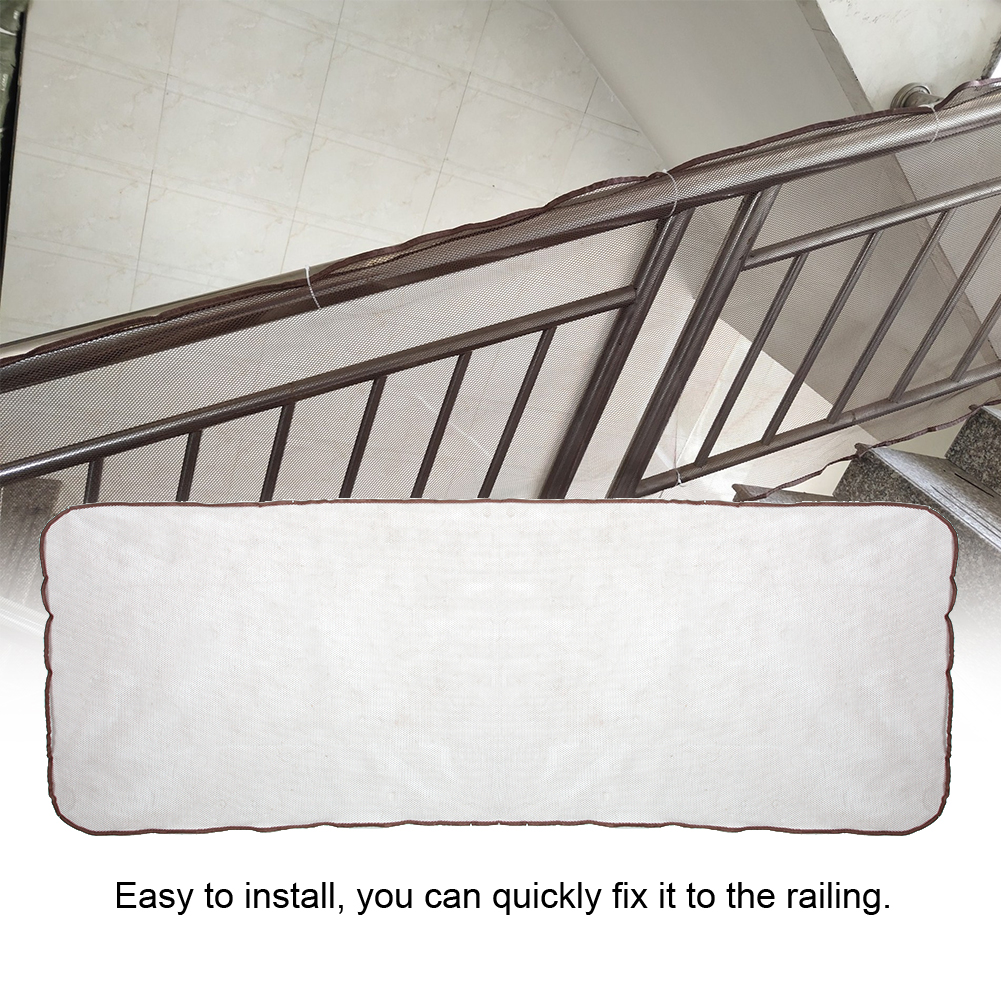 Red de Seguridad para escaleras para niños, barrera de protección, vallas para balcón, vallas para bebés, Red de decoración para escaleras
