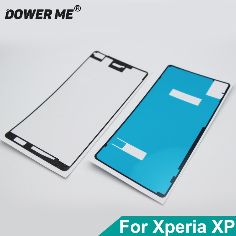 Dower Me 2 pièces/ensemble avant LCD cadre étanche adhésif couverture arrière autocollant colle ensemble complet pour Sony Xperia X Performance XP F8132