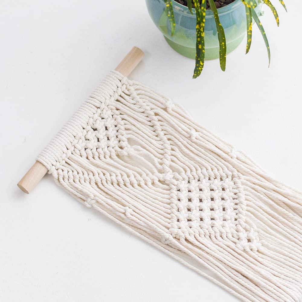 Macrame Plant Hanger Handmade Boho Wall Hanging Baskets Flowerpot Plant Holder Braided Craft For Garden Home Room Decoration