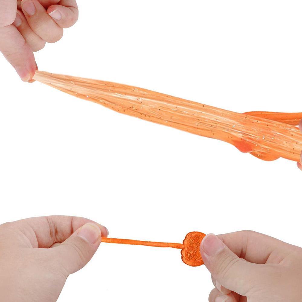 carino cartone animato ananas per Sfogare Tutto il Popolo Pizzicare Voce Creativa TPR sollievo Divertente Giocattoli di Sfiato Giocattolo Zucca Pressione Vin q3U9