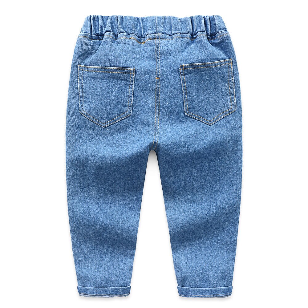 Benemaker Spring Jeans Boy Girl For Jean Pant Denim Children Clothing 2 To 10 Year Baby Kid Dinosaur Pants Casual Trousers CX036