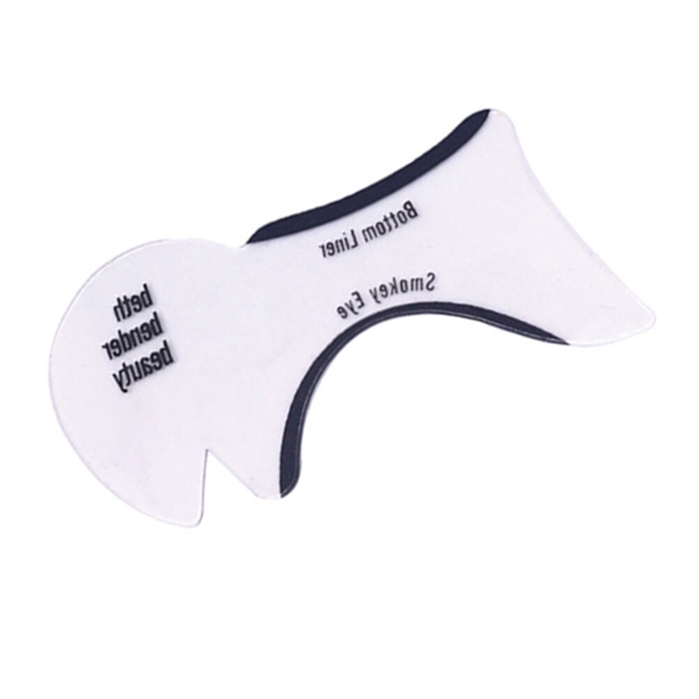 2 uds plantilla para delinear ojos reutilizable fácil de limpiar delineador de ojos Flexible plantillas de sombra de ojos EY669
