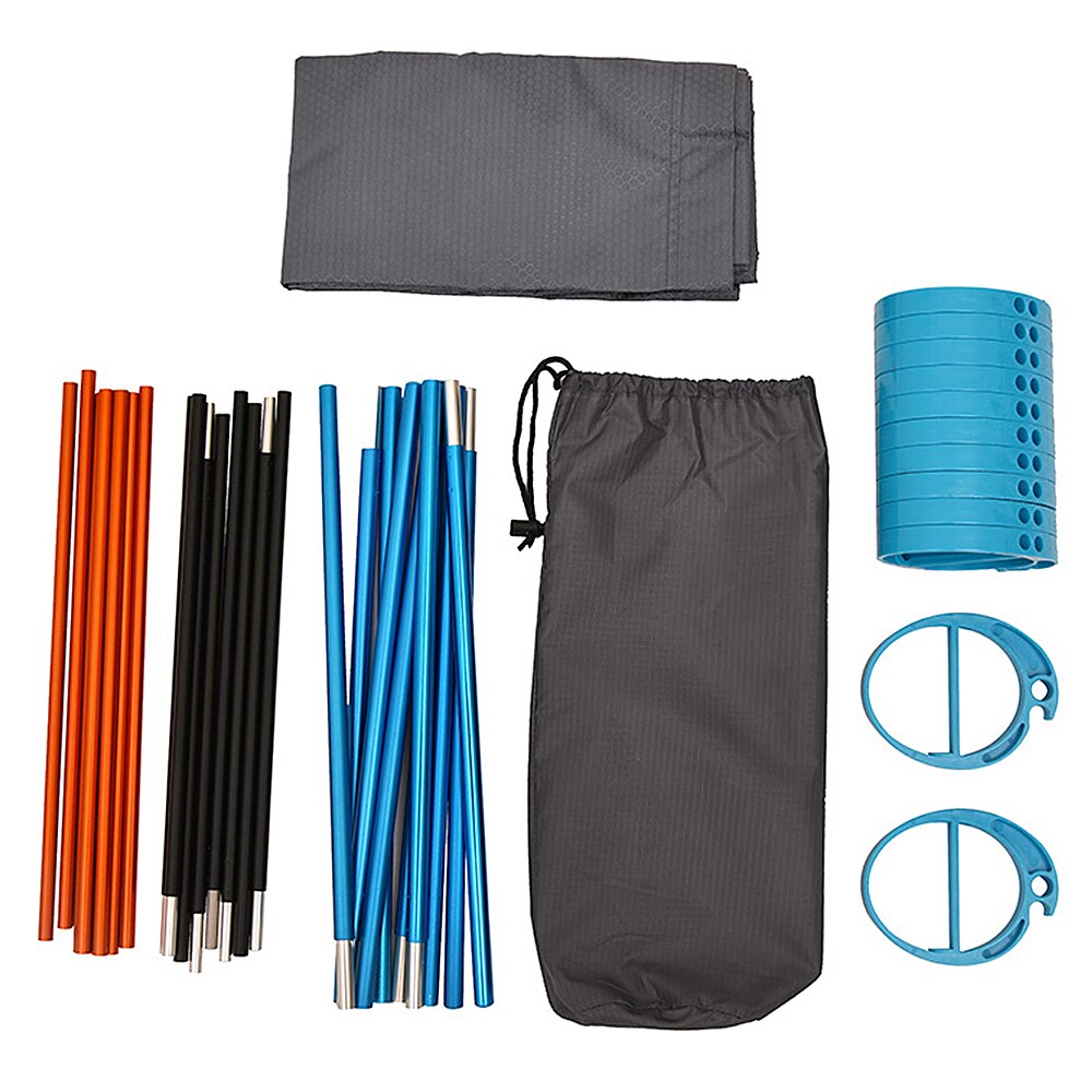 Outdoor Portable Camping Bed Aluminum Alloy Traval Cot Ultralight Tent Bed with Storage Sack for Camping Hiking Mountaineering