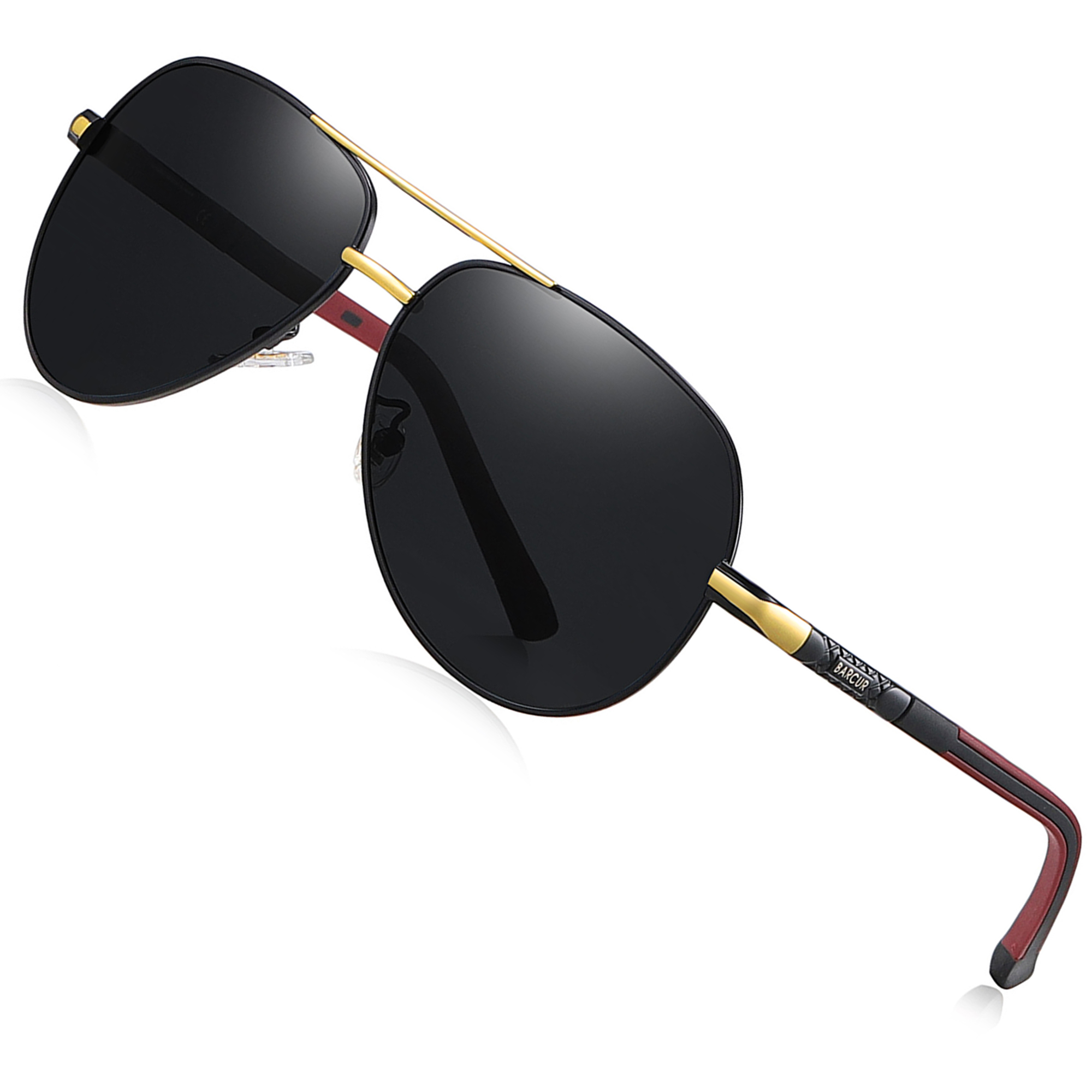 BARCUR Männer Sonnenbrille Original Polarisierte Fahrer gläser Polaroid sonnenglas Männliche Pilot Brillen