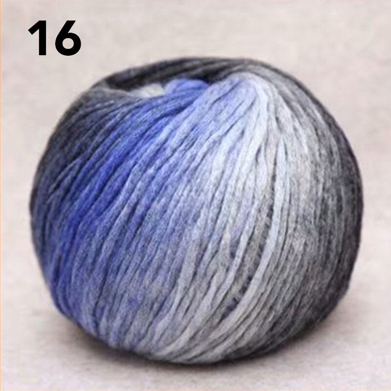 140g/ kuglegarn til strikning omkostningseffektiv høj filament uld plysgarn sweater hat tørklæde anti-pilling hækling: 16