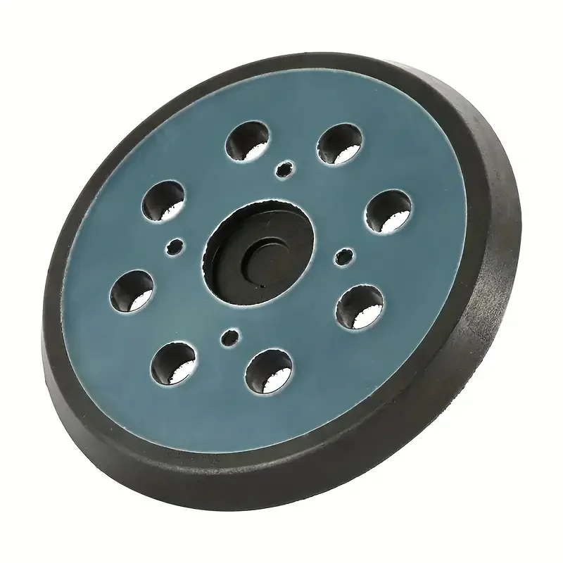 125mm 5- tums slipplatta med 8- hål, slipskiva med kardborre, slipplattor för elektrisk orbitalslip, polering: Default Title