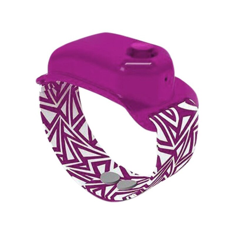 Hand Sanitizer Dispensing Portable Bracelet Wristband Wearable Hand Sanitizer Dispenser Pumps Soap Dispenser 10ML: Magenta