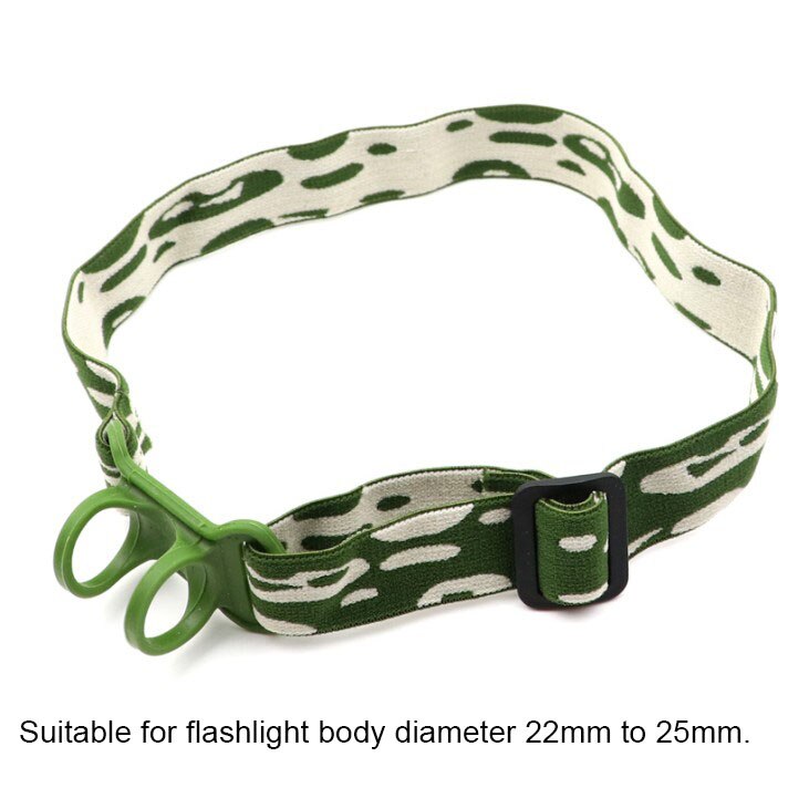 Head Strap Headband head Belt band Mount Holder stand for dia. 22mm to 30mm 18650 26650 LED Flashlight Torch Headlamp head light: D type