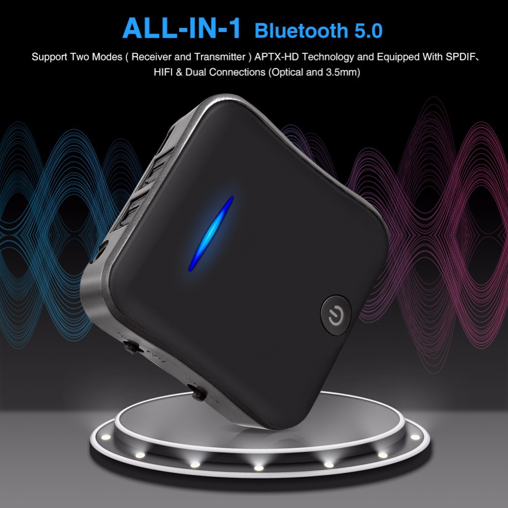 Bluetooth 5.0 Receiver Transmitter aptX HD Optical Wireless Bluetooth Adapter CSR BC8675 Chip aptX Low Latency