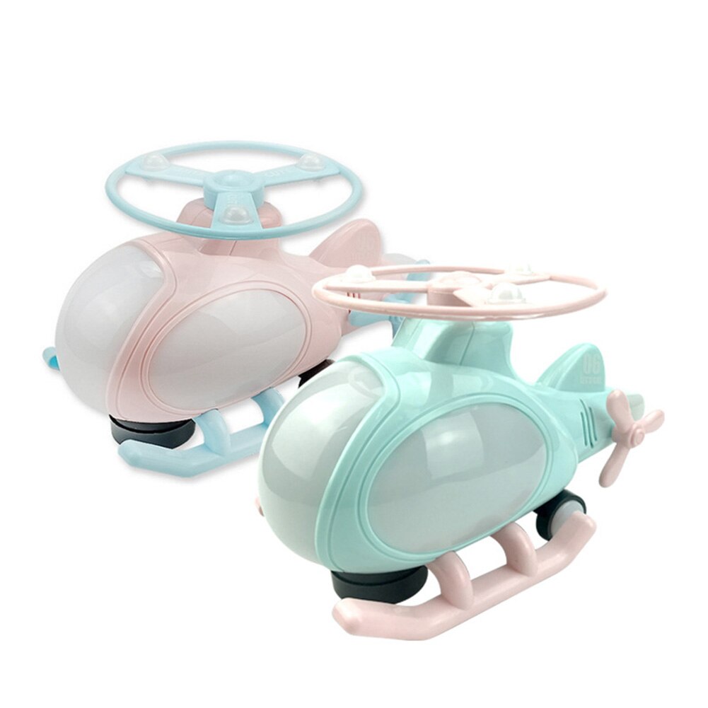 Children's Toy Airplane 360 Degree Rotating Light Music Helicopter Model Helicopter Model With Light Music Cartoon Airplane