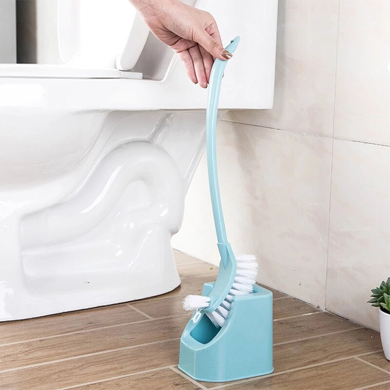 Wc Borstel Set Sterke Haren Goede Grip Compact Lange Handvat Borstel Zware Base Duurzaam Thuis Badkamer Cleaning Tools