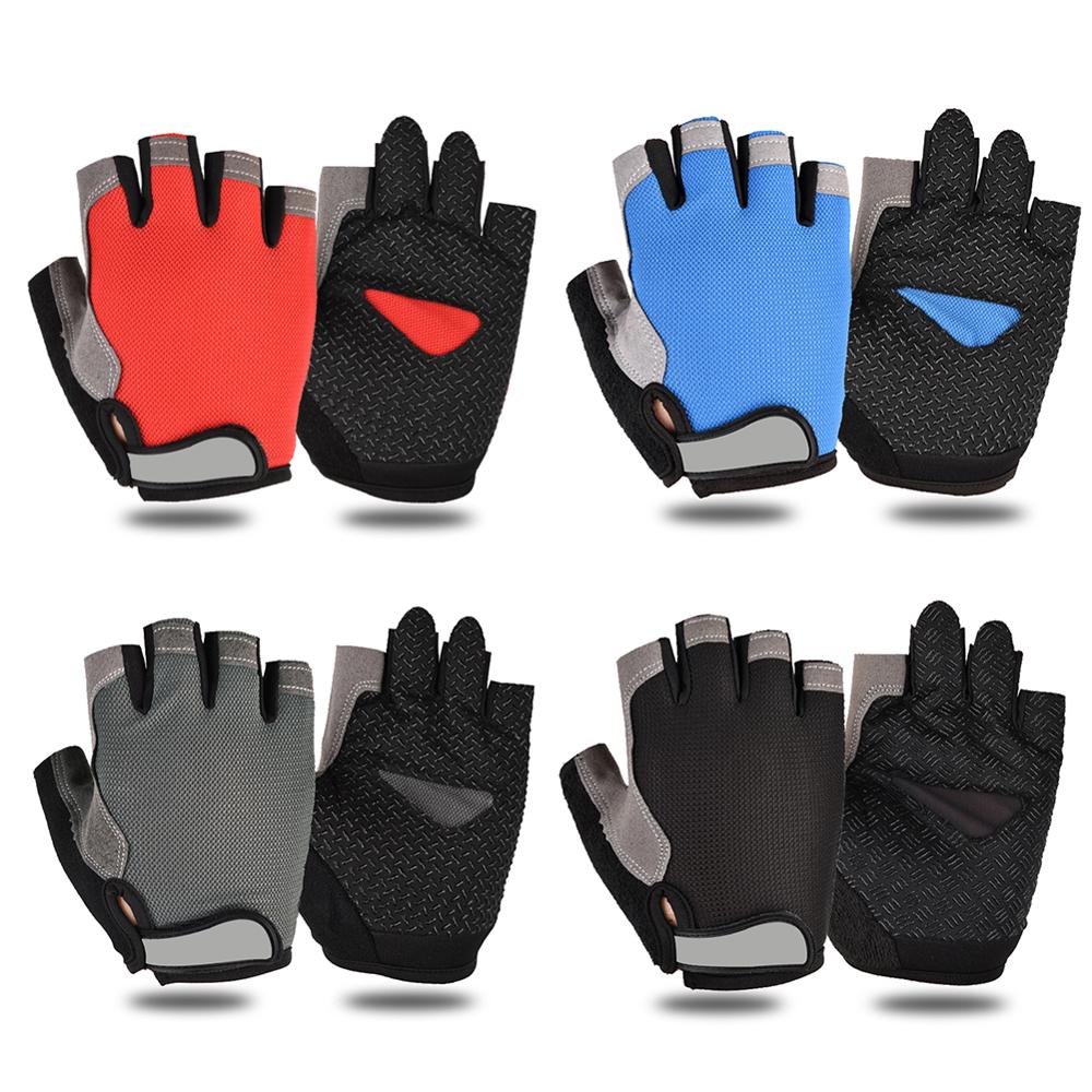 Cycling Gloves Half Finger Anti-slip Bike Bicycle Gloves Breathable for Summer Outdoor Sports Men Women Motorcycle MTB Road Bike